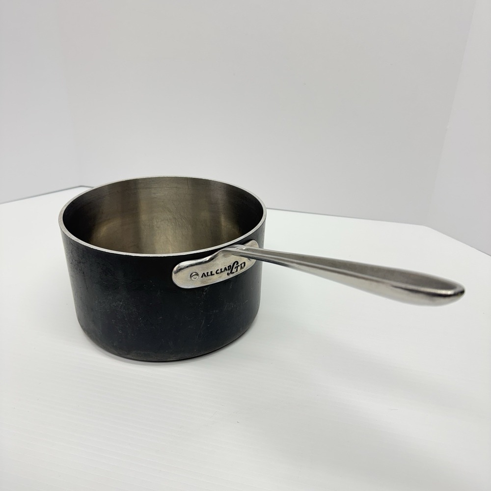 All-Clad LTD 8.5" Saucepan 3Qt Hard Anodized Pot Made in USA Professional No Lid